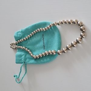 Tiffany &Co 925 Silver beaded necklace